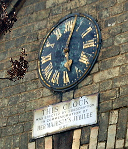 The old school clock February 2011